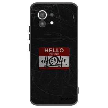 Picasee silikonski črni ovitek za Xiaomi Mi 11 - HELLO 404