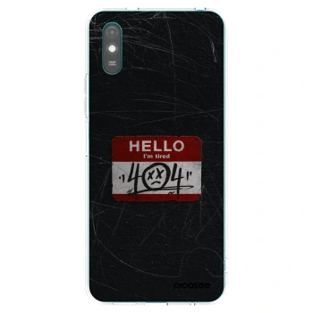 Picasee silikonski prozorni ovitek za Xiaomi Redmi 9AT - HELLO 404