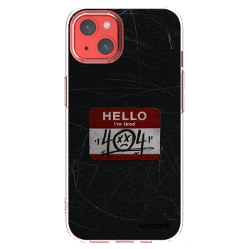Picasee silikonski prozorni ovitek za Apple iPhone 13 - HELLO 404