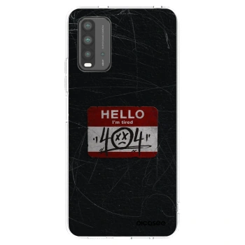 Picasee silikonski prozorni ovitek za Xiaomi Redmi 9T - HELLO 404