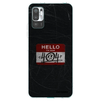 Picasee silikonski prozorni ovitek za Xiaomi Redmi Note 10 5G - HELLO 404