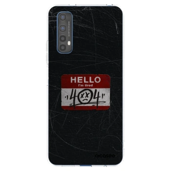 Picasee silikonski prozorni ovitek za Realme 7 - HELLO 404