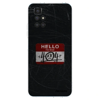 Picasee silikonski prozorni ovitek za Xiaomi Redmi 10 - HELLO 404