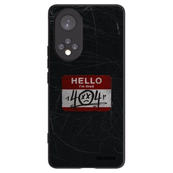 Picasee silikonski črni ovitek za Huawei Nova 9 - HELLO 404