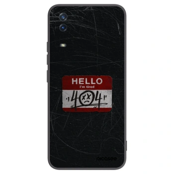 Picasee silikonski črni ovitek za Vivo Y11s - HELLO 404