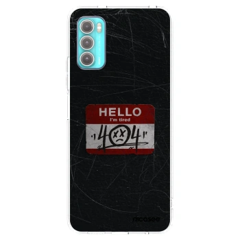 Picasee silikonski prozorni ovitek za Motorola Moto G60 - HELLO 404