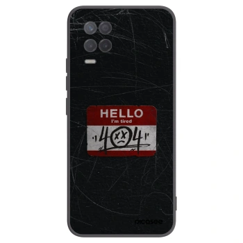Picasee silikonski črni ovitek za Realme 8 5G - HELLO 404