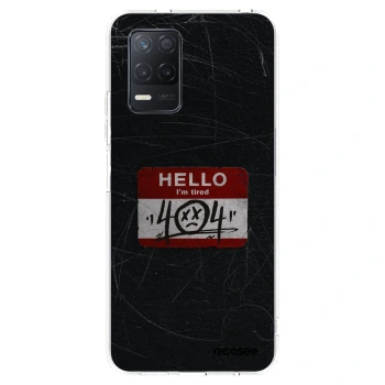 Picasee silikonski prozorni ovitek za Realme 8 5G - HELLO 404