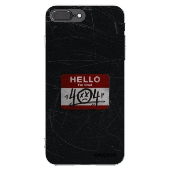 Picasee silikonski prozorni ovitek za Apple iPhone 7 Plus - HELLO 404