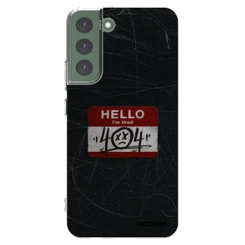 Picasee silikonski prozorni ovitek za Samsung Galaxy S22+ 5G - HELLO 404