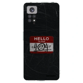 Picasee silikonski prozorni ovitek za Xiaomi Redmi Note 11S 4G - HELLO 404