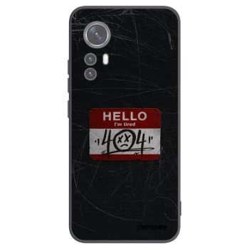 Picasee silikonski črni ovitek za Xiaomi 12X - HELLO 404