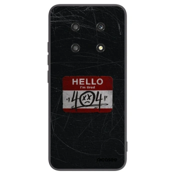Picasee silikonski črni ovitek za Honor Magic4 Lite 5G - HELLO 404