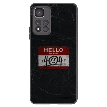 Picasee silikonski črni ovitek za Xiaomi Redmi Note 11 Pro+ 5G - HELLO 404