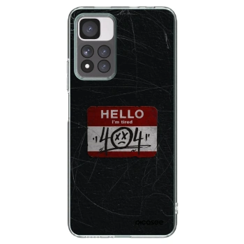 Picasee silikonski prozorni ovitek za Xiaomi Redmi Note 11 Pro+ 5G - HELLO 404