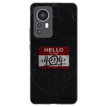 Picasee silikonski črni ovitek za Xiaomi 12T Pro - HELLO 404
