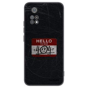 Picasee silikonski črni ovitek za Xiaomi Poco M4 Pro - HELLO 404
