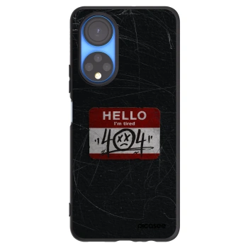 Picasee silikonski črni ovitek za Honor X7 - HELLO 404