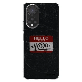 Picasee silikonski prozorni ovitek za Honor X7 - HELLO 404