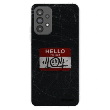 Picasee silikonski prozorni ovitek za Samsung Galaxy A73 5G - HELLO 404