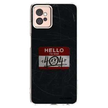 Picasee silikonski prozorni ovitek za Motorola Moto G32 - HELLO 404