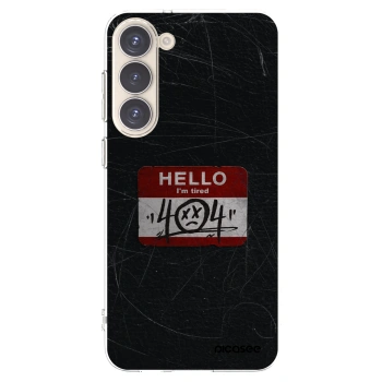 Picasee silikonski prozorni ovitek za Samsung Galaxy S23+ 5G - HELLO 404