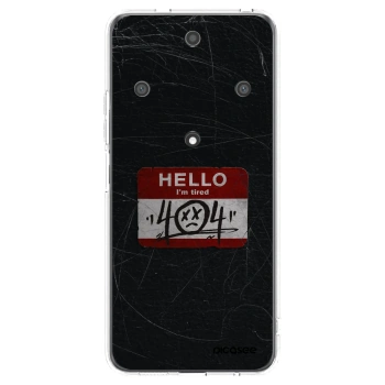 Picasee silikonski prozorni ovitek za Honor Magic5 Lite 5G - HELLO 404