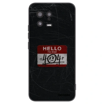 Picasee silikonski črni ovitek za Xiaomi 13 - HELLO 404