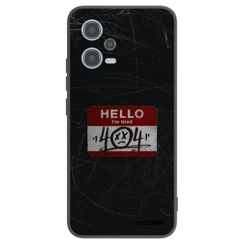 Picasee silikonski črni ovitek za Xiaomi Redmi Note 12 5G - HELLO 404