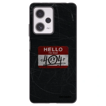 Picasee silikonski črni ovitek za Xiaomi Redmi Note 12 Pro+ 5G - HELLO 404