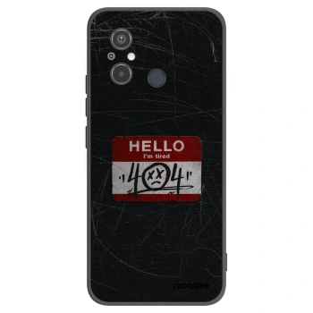 Picasee silikonski črni ovitek za Xiaomi Redmi 12C - HELLO 404