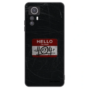 Picasee silikonski črni ovitek za Xiaomi Redmi Note 12S - HELLO 404