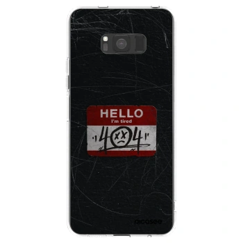 Picasee silikonski prozorni ovitek za Samsung Galaxy S8 G950F - HELLO 404