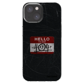 Picasee silikonski prozorni ovitek za Apple iPhone 15 - HELLO 404