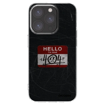 Picasee silikonski prozorni ovitek za Apple iPhone 15 Pro - HELLO 404