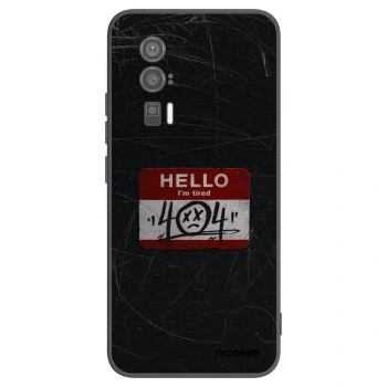 Picasee silikonski črni ovitek za Xiaomi Poco F5 Pro 5G - HELLO 404