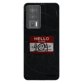 Picasee silikonski prozorni ovitek za Xiaomi Poco F5 Pro 5G - HELLO 404