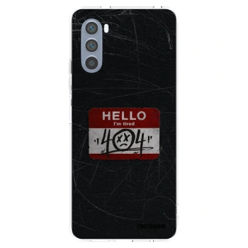 Picasee silikonski prozorni ovitek za Motorola Moto G62 - HELLO 404