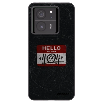 Picasee silikonski črni ovitek za Xiaomi 13T - HELLO 404