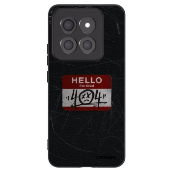 Picasee silikonski črni ovitek za Xiaomi 14 Pro - HELLO 404