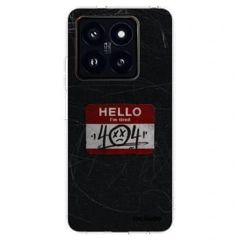 Picasee silikonski prozorni ovitek za Xiaomi 14 Pro - HELLO 404