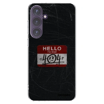 Picasee silikonski prozorni ovitek za Samsung Galaxy S24+ S926B 5G - HELLO 404