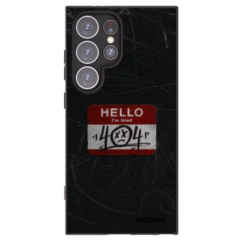 Picasee silikonski črni ovitek za Samsung Galaxy S24 Ultra S928B 5G - HELLO 404