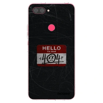 Picasee silikonski prozorni ovitek za Xiaomi Mi 8 Lite - HELLO 404
