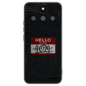 Picasee silikonski črni ovitek za Realme 11 Pro+ - HELLO 404