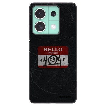 Picasee silikonski črni ovitek za Xiaomi Redmi Note 13 5G - HELLO 404