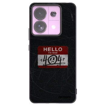 Picasee silikonski črni ovitek za Xiaomi Redmi Note 13 Pro 5G - HELLO 404
