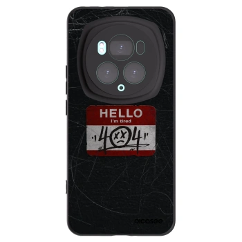 Picasee silikonski črni ovitek za Honor Magic6 Pro - HELLO 404