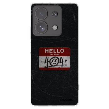 Picasee silikonski prozorni ovitek za Xiaomi Redmi Note 13 Pro 4G - HELLO 404