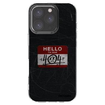 Picasee silikonski prozorni ovitek za Apple iPhone 16 Pro - HELLO 404